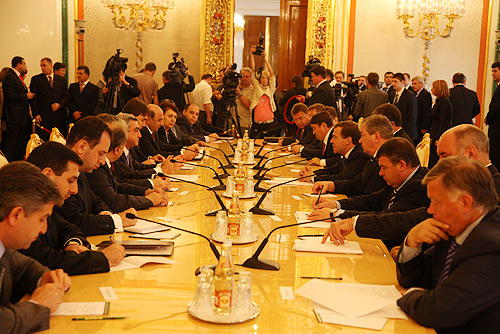 Российско-армянские переговоры в Кремле